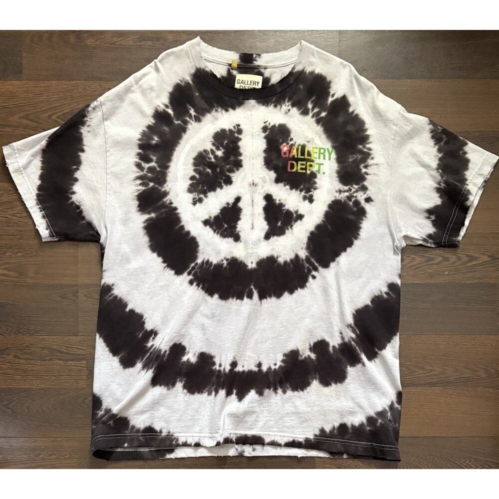 Gallery Dept. Tie Dye Mens T-shirt Size Large
